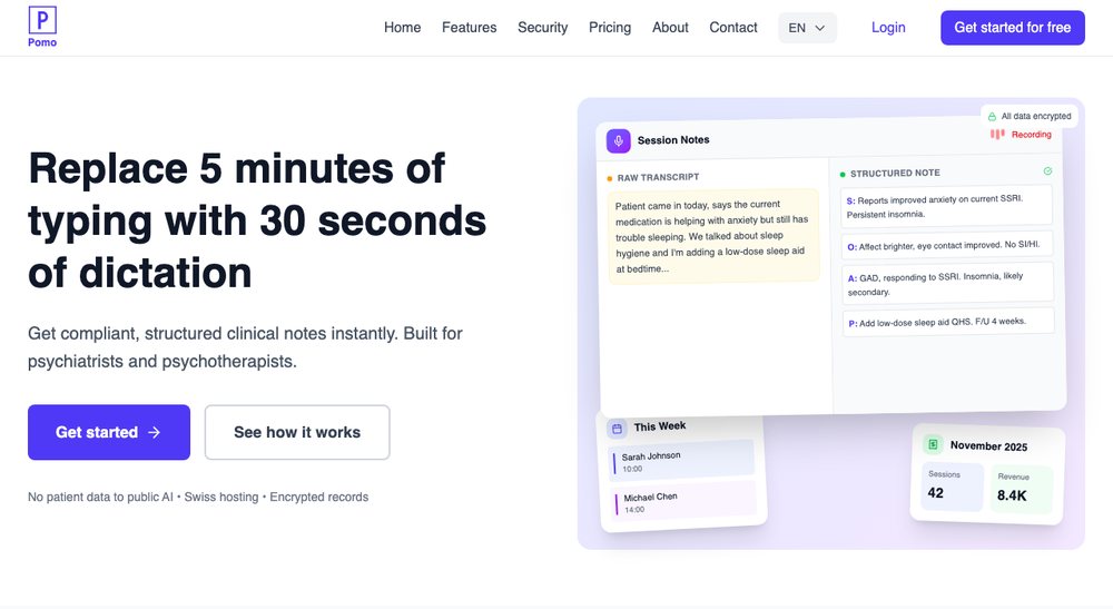Pomo homepage